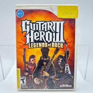 Guitar Hero III Legends of Rock Nintendo Wii Game CIB with Manual Activision